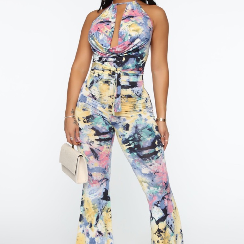 Floral jumpsuit